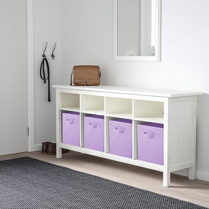 ShellKingdom Storage Bins, Foldable Fabric Storage Cubes And Cloth Storage Organizer Drawer For Closet And Toys Storage, 6 Pa