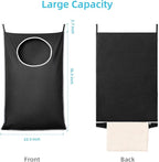 KEEPJOY XL 2-Pack Door Hanging Laundry Hamper, Size 36.5X22.5 Inch Door Hamper Bag with Large Opening and Sturdy Hooks for Al
