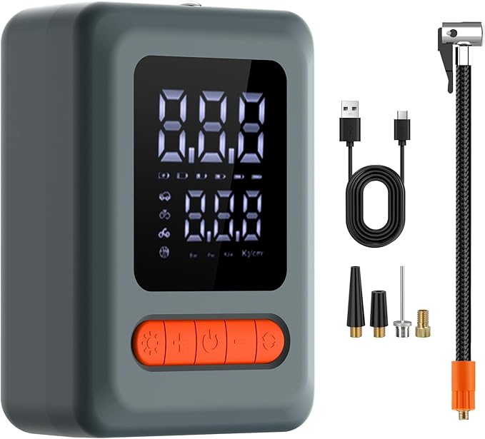 Tire Inflator Portable Air Compressor & Car Jump Starter (C9)