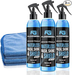 Flowgenix™ Waterless Car Wash Spray - Grand Finale - Motorcycle Cleaner & Car Wax Spray Polish (8 oz) - Ceramic Coating - Inc
