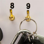 MICRO TEC Masonite Key Holder Wall Mount with 38 Spring-Lock Hooks 16" × 23-1/2" – Wall Mounted Key Organizer Board with Meta