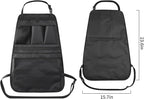 Car Seat Back Organizer,Back Seat Pocket,Car Seat Organizer with Multiple Pockets, Automotive Consoles & Organizers Universal Front Seat Organizer Travel Must-have (Black)