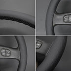 MEWANT Steering Wheel Cover for Chevy Silverado 1500/2500 / 3500 2003-2006 / Silverado 1500 2500HD 3500 Classic/Trailblazer Hand-Stitched Microfiber Leather Steering Wheel Wrap
