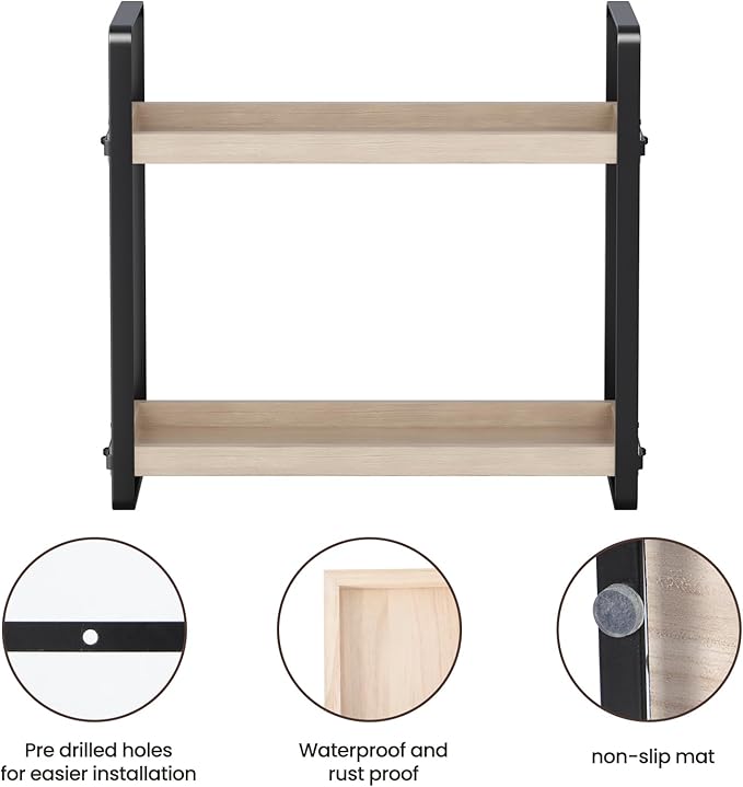 HNRLOY Bathroom Counter Organizer,Bathroom Countertop Organizer,Counter Shelf,Countertop Storage,Organization and Storage,Mak