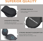 Sunglasses Holder for Car Sun Visor Magnetic Leather Glasses Sunglass Clip Eyeglasses Mount for Car Accessories Compatible with Silverado 2500HD