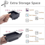 JDMCAR Storage Drawer Compatible with Toyota 4Runner Accessories 2014-2022 2023 2024 Center Console Organizer Storage Cubby Box Interior Accessories