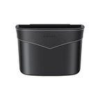 Car Trash Can Mini Trash Bin Garbage Organizer with Plastic Trash Bag Automotive Small Garbage Bin for Home Office Auto Vehicle Car Door Front Back Seat Storage Accessories (clip on trash can)