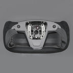 MEWANT Hand Stitched Tesla Model S Yoke Steering Wheel Cover Wrap for Tesla Model S 2021-2023 / Model X 2021-2023 Tesla Yoke Steering Wheel Accessories(3D Style)