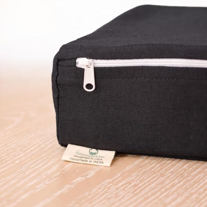 Packing Cubes Bag Pure Canvas Travel Organizers (13"x10"x3") with Durable YKK Zippers for Clothes, Shoes & Luggage Storage (S