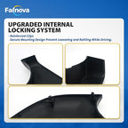 Left Rearview Mirror Cover Bracket, Compatible with Tesla Model Y 2020-2026, Side Mirror Base Cover Replacement Part, Suitable for Tesla Model Y Accessories（Black）