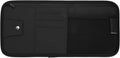 PATIKIL 1Pcs Car Sun Visor Organizer, 12.8 x 6.5 Inch PU Leather Vehicle Storage Pouch Holder for Sunglasses Card Pen Driver License Car Accessories, Black