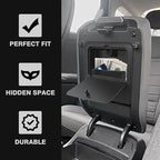 Muslogy 2PCS Center Console Organizer & Hidden Storage Box One-Touch Compatible with Kia K4 2025 Accessories Armrest Privacy Insert Tray Console Divider Insert Organizer