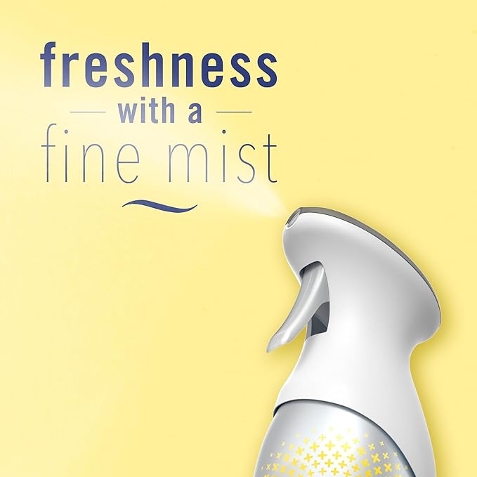 Febreze Air Mist Air Freshener Spray, Odor-Fighting Room Spray, Air Fresheners for Home and Bathroom and Kitchen, Aerosol Can