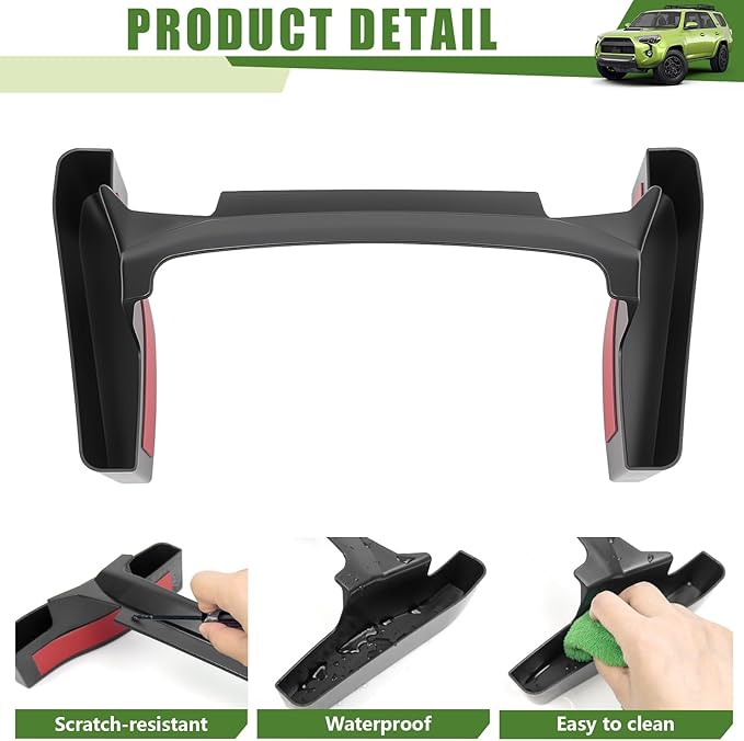 Center Console Organizer for 2010-2024 Toyota 4Runner Gear Shift Side Tray Storage Box for 4 Runner Interior Accessories(Console Shifter Tray/Fit 10-24)