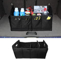 Car Trunk Organizer, Large Capacity Oxford Cloth Car Storage Box, Collapsible Multi-Compartment Organization Container,