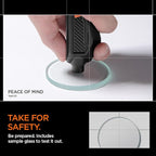 Spigen Life Car Escape Tool Emergency Keychain Hammer Seatbelt Cutter and Window Breaker - Black