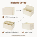 StorageWorks Storage Baskets for Shelves, Fabric Storage Bins, Closet Organization and Storage Basket, Organizer Bins for Clo