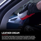 Dr. Beasley's Leather Cream 8 oz - Elite Leather Care Solution, Protects & Rejuvenates Leather Auto Interior, UV Inhibitors, 