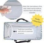 NGIL Extra Large Utility Tote Reusable Grocery Bag Oversized Collapsible for Groceries, Storage, Picnic, Beach (Nurse-black)