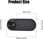 DDRIC Multifunction Car Anti-Slip Mat, Auto Universal Phone Holder, Rotatable Anti Skid Car Dashboard Pad with Temporary Park