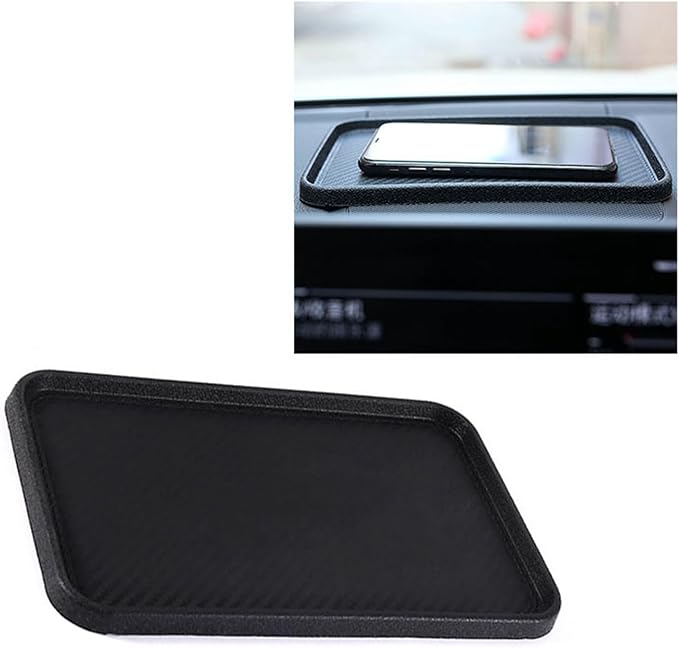 Aramox Dashboard Anti Slip Mat, Silicone Car Dash Phone Holder Mat, Foldable Tray for Keys Change, with Universal Compatibili