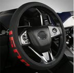 Microfiber Leather Steering Wheel Cover fit Dodge Ram 1500 Chevy Silverado GMC Sierra 1500 Accessories 15-16.5Inch