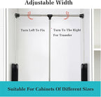 Pull Down Clothes Rail,Extendable Wardrobe Rod,Adjustable Telescopic Lift with Return,Wardrobe and Closet Clothing Storage,Sp