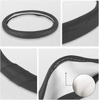West Llama Customized Auto Car Steering Wheel Cover for Nissan(Black-Standard Size)
