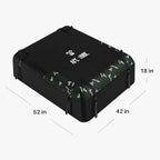 Rooftop Cargo Carrier, 21 Cubic Feet Waterproof Roof Rack Cargo Bag, Anti-Slip Heavy Duty Roof Bag for All Vehicles