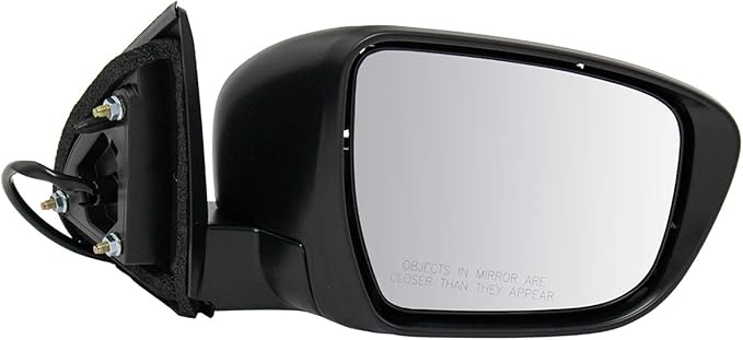 TRQ Driver & Passenger Side Power Mirror Set Paint to Match Manual Folding Compatible with 2017-2021 Nissan Rogue Sport NI132
