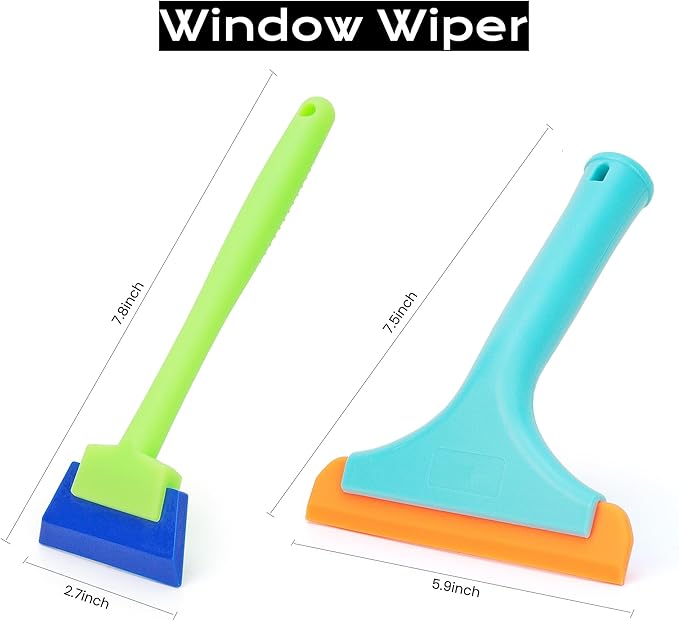 22-Piece Car Window Tint Tool Kit, Professional Vinyl Wrap Kit with Felt Squeegee, Retractable Knife & Micro Stick - Anti-Scratch Vehicle Film, Wallpaper & Glass Decal Installation Set