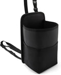 Car Seat Side Large Car Cup Holder Expander Adapter Bag, Auto Seat Storage Hanging Bag, Drink, Stuff Holder with Mesh Pocket for Cars, Water Bottle Bags Road Trip Essentials Car Accessories