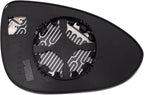 TRQ Driver Side Mirror Glass Heated Snap On Compatible with 2012-2020 Chevrolet Sonic GM1324157