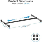 VIPEK Expandable Closet Rod with Hanger Rail Suitable for 24"-41" Wire Shelf Clothes Rack Adjustable Metal Heavy Duty Hanging