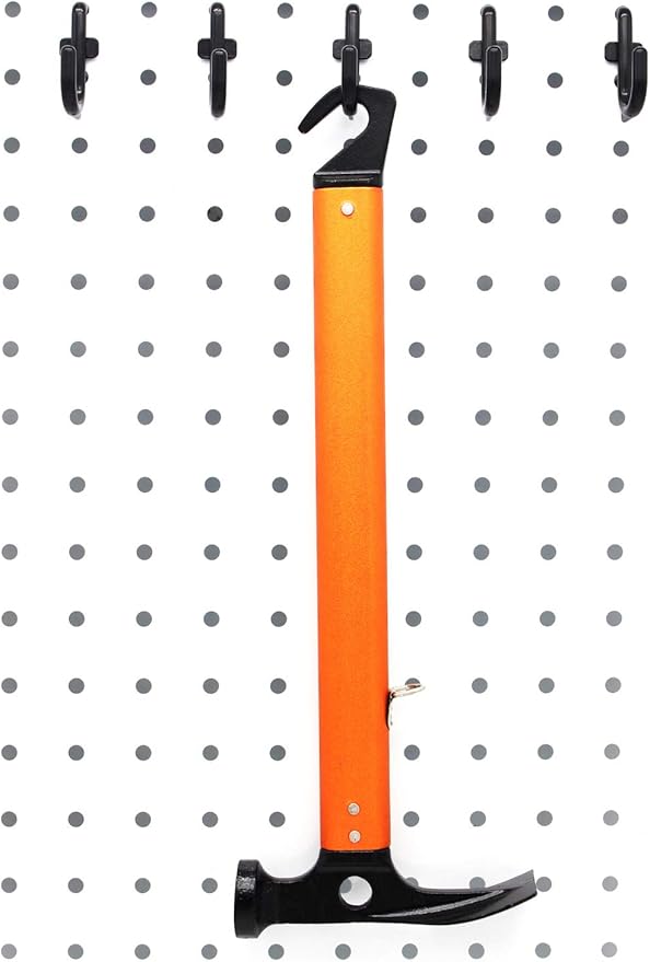 Colorstorm Pegboard Hooks Kit 500PKS Pegboard J Hook Assortment Black Peg Hooks (500 PK, Black)