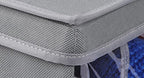 Zilink Upgraded Sweater Storage for Closet with Lids and Support Boards Large Sweater Organizer for Closet with 5 Grids Divid