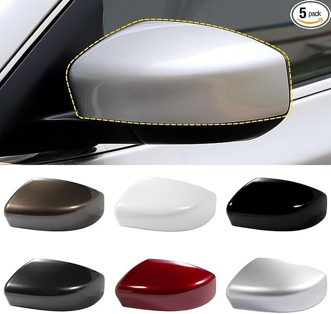 Car Door Side Rearview Mirror Cover Compatible With Nissan Sentra 2013 2014 2015 2016 2017 2018 2019 Housing Rearview Mirror Protective Cover Moonlight Silver Left Side