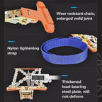 Snow Chains, Snow Tire Chains for Car SUV Pickup Trucks, Adjustable Universal Emergency Thickening Anti-skid Traction Chains,