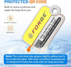 Forge Lost and Found Luggage Tags, Global Luggage Tracking Tag, WorldTracer Compatible, Travel Sentry Powered Baggage ID Syst