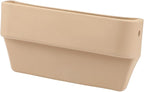 Car Seat Gap Filler Organizer, Seat Side Gap Plug with Storage Avoids Things Falling, Universal Fit Fill the Gap Between Seat and Console, Perfect for Car, SUV, Truck (Beige-1 Pack)