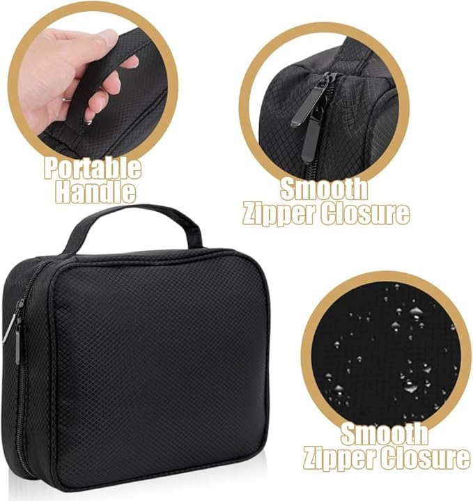 GSXRB Waterproof Anti-Tarnish Jewelry Organizer for Travel - Large Capacity Foldable Jewelry Box with 36 Compartments, Portab