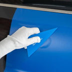 NEWISHTOOL 5-Pack Car Tint Tools Triangle Squeegee, 70A Hardness Blue Contour Corner Scraper Tool with Multi-Edge, Window Tint Squeegee for PPF, Car Wrapping, Window Film Application