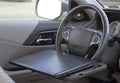 Car Steering Wheel Desk for Laptop,Multipurpose Travel Car Accessories, Car Seat Stand Trays for Eating, Multipurpose Travel Car Accessories (Black)