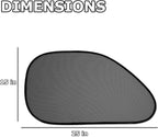 VaygWay Baby Window Sun Shade- Car Accessories Side Sun Visor- Kids Pets Seat Sun Glare UV Rays Protection (4 Pack Side Window Sunshade)