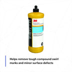 Perfect-It 3M Machine Polish, 05996, Easy Cleanup, Silicone Free, 1 qt (32 fl oz/946 mL)