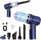 VIMALIFE 10000Pa Cordless Car Vacuum Cleaner & Air Duster, Powerful Handheld Auto Vacuum, 42000RPM Motor, LED Light, Type-C