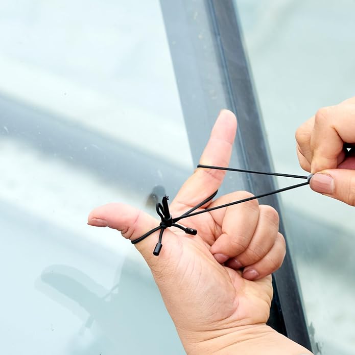 Bracelet Car Window Breaker Wrist Strap Escape Tool, Car Emergency Self Rescue Tool， Tungsten Carbide Bead & Handcuff Key (AH