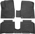 Powerty Floor Mats for 2022-2025 2026 Hyundai Ioniq 5 Limited Only (with Sliding Console) Accessories Liner Set TPE 3D Car Mats All-Weather Custom Fit Floor Liners
