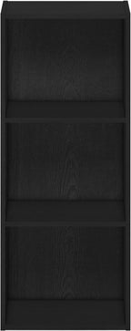 Furinno LUDER Book Shelf, 3-Cube Bookshelf, Bookcase with Open Shelves, 9.3 x 12 x 31.5, Easy Assembly, for Living Room, Bedr