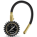 Vondior Tire Pressure Gauge with Tube (0-60 PSI), Air Pressure Gauge Certified ANSI Accurate with Large Easy to Read Glow Dial, Tire Pressure Gauge for Car Trucks Bicycle Tires
